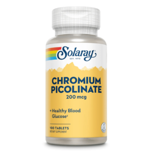 Solaray Chromium Picolinate 200 Mcg 100 Tabs