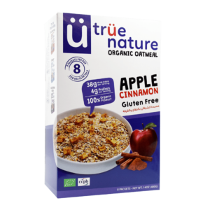 True Nature Oatmeal Apple Cinnamon Gluten Free 8 Packets