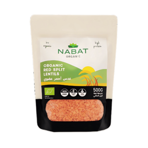 Nabat Red Split Lentils 500g -Organic